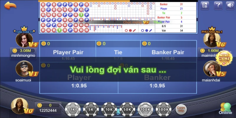Sử dụng công thức chơi đánh gấp thếp tại baccarat FB68