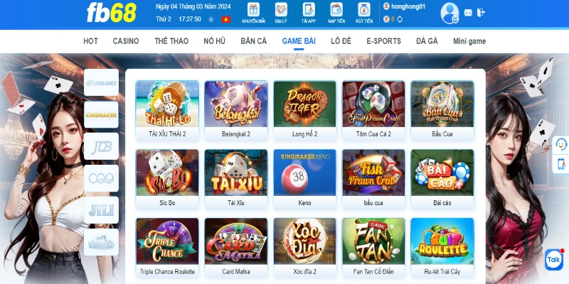Tham gia các ván cược Belangkai 2 FB68 nhanh gọn chỉ với 4 bước