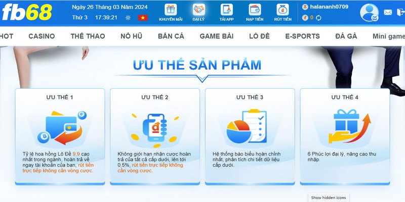 Chỉ 4 thao tác đơn giản, anh em đã trở thành đại lý fb68