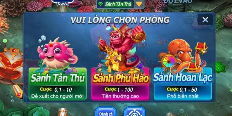 Các cấp độ đa dạng phù hợp với nhiều đối tượng người chơi khác nhau