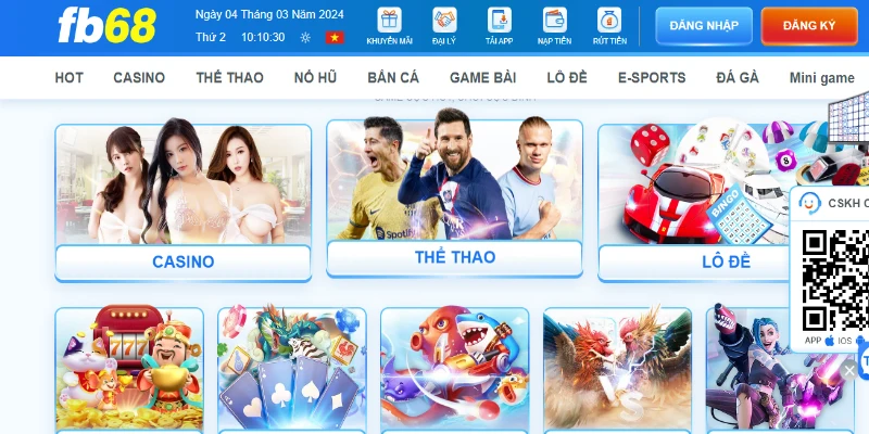 Nhập đầy đủ thông tin để đăng nhập FB68 nhanh chóng và thuận lợi nhất