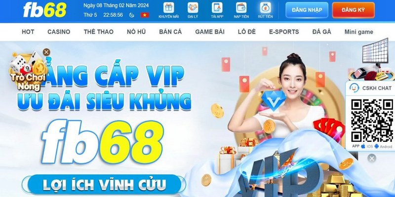 FB68 được biết đến như một trong những nhà cái hàng đầu trên thị trường