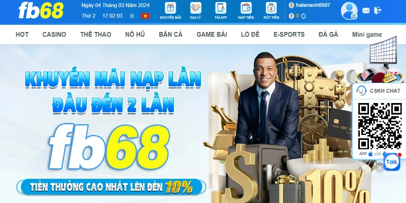Facebook, Telegram, CSKH CALL là các hình thức liên lạc phổ biến tại FB68