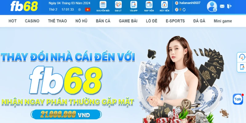 Anh em quên thông tin tài khoản hãy liên hệ tới FB68
