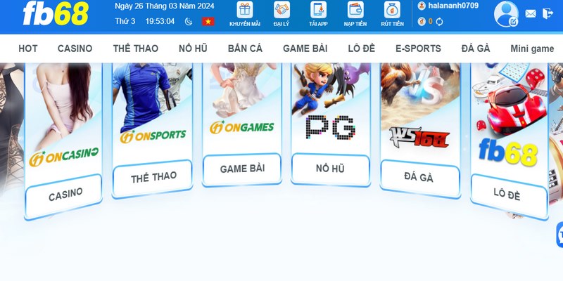 Đầu tiên lỗi xuất hiện tại fb68 chính là việc mất kết nối đột ngột