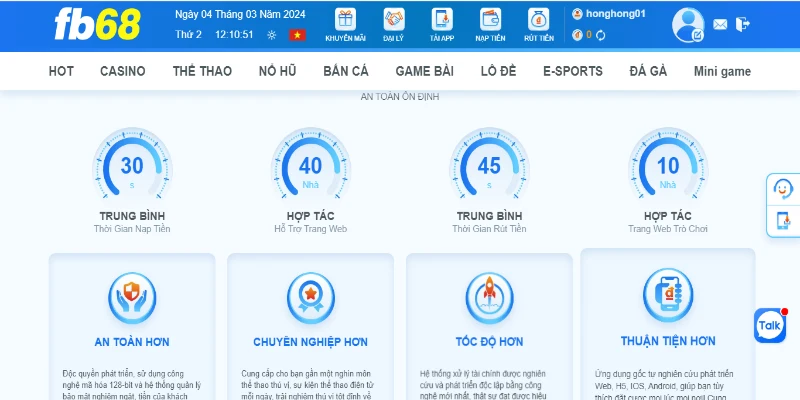 Lưu ý một vài vấn đề nhỏ để việc nạp tiền tại FB68 được suôn sẻ hơn