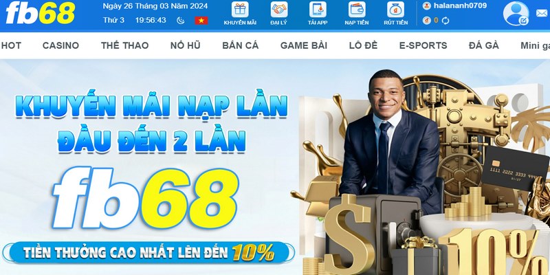 Sân chơi đưa ra chính sách tặng thưởng 100% giá trị nạp thẻ lần đầu tiên