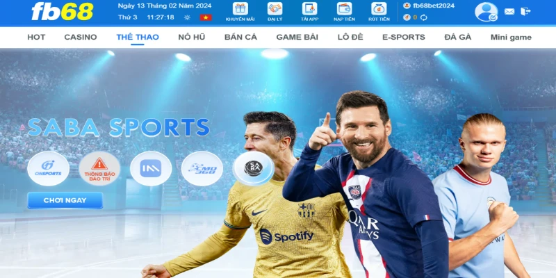 Saba Sports fb68 mang đến cho bet thủ cơ hội ăn tiền khủng khi chiến thắng