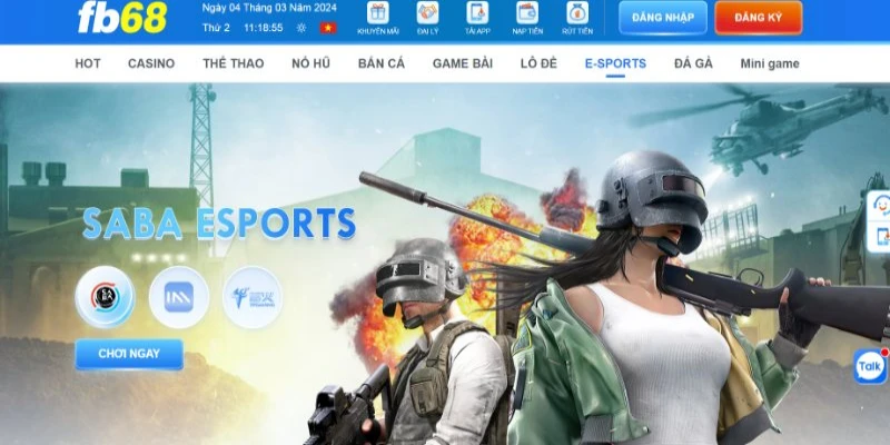 Cổng game Saba Sports fb68 là một địa chỉ cá cược cực kỳ nổi tiếng và uy tín
